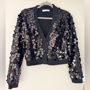 Mango sequin cardigan